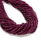 Natural Genuine Ruby Faceted Rondelle Beads Size 2.5x4mm 15.5'' Strand