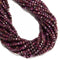 Natural Ruby Faceted Rubik's Cube Beads Size 3mm 4mm 15.5" Strand