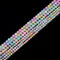 Multi-color MOP Shell Smooth Round Beads Size 3mm 4mm 15.5'' Strand