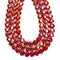 Red AB Crystal Glass Faceted Heart Beads Size 10mm 15.5'' Strand