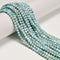 High Grade Natural Larimar Faceted Round Beads Size 4mm 15.5'' Strand