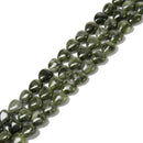 Natural Dark Green Jade Heart Shape Beads Size 12mm 15.5'' Strand