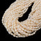 White Fresh Water Pearl Rice Shape Beads Size 4x7-8mm 5x7-8mm 14'' Strand