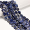 Natural Sodalite Faceted Five-Pointed Star Shape Beads Size 14mm 15.5'' Strand