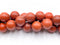 Natural Red Poppy Jasper Smooth Round Beads Size 16mm 18mm 20mm 15.5" Strand
