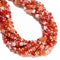 Red Dream Fire Agate Faceted Cube Beads Size 6-7mm 15.5" Strand