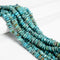 Genuine Blue Turquoise Faceted Nugget Disc Beads Size 3-5mm x 8-10mm 15.5'' Strd