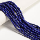 Natural Lapis Lazuli Smooth Round Beads Size 4mm 5mm 15.5" Strand