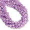 Kunzite Color Dyed Jade Faceted Spiral Twist Beads Size 10mm 15.5'' Strand