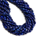 Natural Lapis Lazuli Barrel Drum Shape Beads Size 6x8mm 15.5" Strand