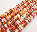 Spiny Oyster Heishi Disc Beads Size 3x10mm 15.5'' Strand