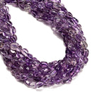 Grade A Natural Amethyst Pebble Nugget Beads Size 7-8x8-10mm 15.5" Strand