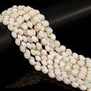 Natural White Moonstone Faceted Rice Shape Beads Size 6x8mm 15.5 Strand