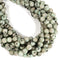 Natural Sesame Kiwi Jasper Faceted Round Beads 4mm 6mm 8mm 10mm 12mm 15.5" Strd