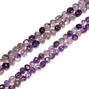 Natural Amethyst Pebble Nugget Beads 9-11x11-12mm 11-12x13-14mm 15.5" Strand