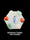 Selenite Hexagon Charging Plate Metatron's Cube & Flower of Life Size 3.5-4"