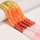 05 Gradient Multi-color Gemstone Faceted Cube Beads Size 6-7mm 15" Strand