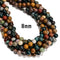 Natural Ocean Jasper Smooth Round Beads Size 4mm 5mm 6mm 8mm 15.5'' Strand