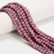 Natural Mixed Pink Red Color Ruby Faceted Round Beads 5.5-6mm 6-7mm 15.5''Strand