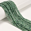 Natural Jadeite Jade Faceted Round Beads Size 3mm 15.5" Strand