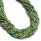 Natural Multi Color Turquoise Faceted Rondelle Beads Size 2x3mm 15.5" Strand