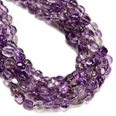 Grade AA Natural Amethyst Pebble Nugget Beads Size 8-10x9-12mm 15.5" Strand