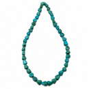 Natural Blue Turquoise Dogbone Nugget Shape Beads Size 7x10mm 16'' Strand