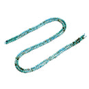 Gradient Turquoise Faceted Round Beads Size 2mm 3mm 4mm 15'' Strand