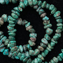 Natural Blue Green Turquoise Nugget Chips Beads Size 7-8 mm 15.5'' Strand