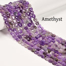 Mixed Gemstone Faceted Heart Shape Beads Size 8mm 15'' Strand