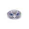 925 Sterling Silver Vintage Marcasite Owl Adjustable Ring for Men Price For 1PC
