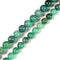 Green Fire Agate Smooth Round Beads Size 18mm 20mm 15.5'' Strand