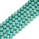 Natural Blue Green Amazonite Smooth Round Beads Size 20mm 15.5" Strand