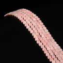 Natural Chinese Pink Opal Heart Shape Beads Size 6mm 15.5'' Strand