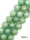 Natural Green Aventurine Faceted Round Beads Size 6mm to 20mm 15.5'' Strand