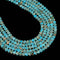 Light Blue Sea Sediment Jasper Heart Shape Beads Size 6mm 15.5'' Strand