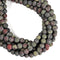 Natural Dragon Bloodstone Jasper Matte Round Beads 6mm 8mm 10mm 12mm 15.5'' Strd