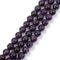 Natural Amethyst Smooth Round Beads 4mm 6mm 8mm 10mm 12mm Approx 15.5" Strand