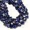 Natural Sodalite Faceted Five-Pointed Star Shape Beads Size 14mm 15.5'' Strand