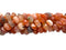 Red Botswana Agate Faceted Wheel Rondelle Beads Size 8x12-8x15mm 15.5'' Strand