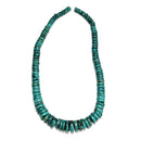 Natural Graduated Turquoise Smooth Rondelle Beads Size 7-15mm 7-17mm 15.5"Strand