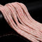 Natural Pink Opal Cylinder Tube with Rondelle Beads Size 6x9mm 15.5'' Strand