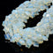 Opalite Five-Pointed Star Shape Beads Size 15mm 15.5'' Strand