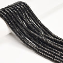 Natural Shungite Heishi Discs Beads Size 3x6mm 3x8mm 15.5" Strand