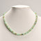 Amazonite Rondelle Size 2x6mm Beaded Necklace 17''-18.5" Length Adjustable