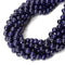 Natural Lapis Lazuli Smooth Round Beads Size 8mm 15.5'' Strand