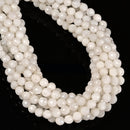 Natural White Rainbow Moonstone Faceted Round Beads 5mm 6mm 8mm 10mm 15.5" Strand