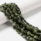 Natural Dark Green Jade Heart Shape Beads Size 12mm 15.5'' Strand