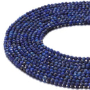 Lapis Lazuli Faceted Round Beads Size 2mm 3mm 4mm 5mm 15.5" Strand