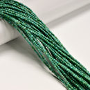 Natural Light Green Turquoise Smooth Round Beads Size 2.5-3mm 16" Strand